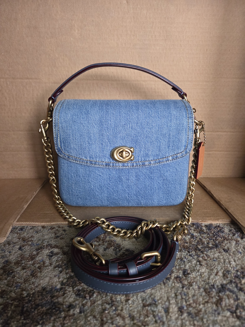 Coach Cassie 19 Denim Indigo